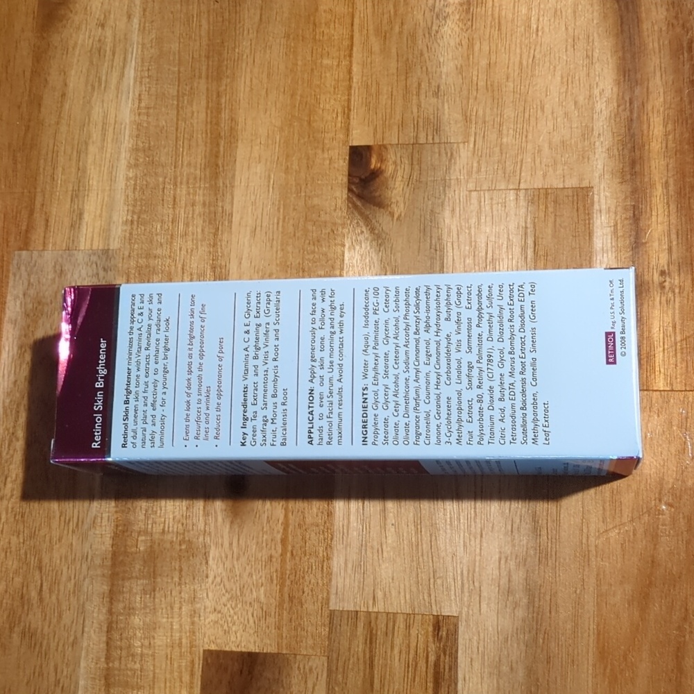 Retinol_Skincare Cosmetics_Skin Brightener_ Skin Tone Corrector NWT - Picture 5 of 10